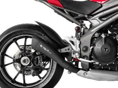 HP CORSE Triumph Speed Triple (16/17) Slip-on Exhaust "Hydroform Black" (racing)