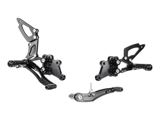 S004 - BONAMICI RACING Suzuki GSX-R600 / GSX-R750 (06/10) Adjustable Rearset