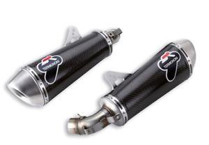 013CR - TERMIGNONI Ducati Monster 1100/796/696 Carbon Dual Slip-on Exhaust (racing)