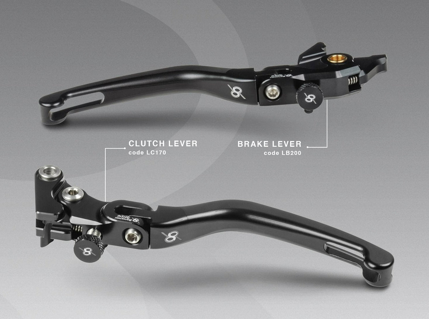 KL270 - BONAMICI RACING BMW S1000R / S1000XR Handlebar Levers (folding)