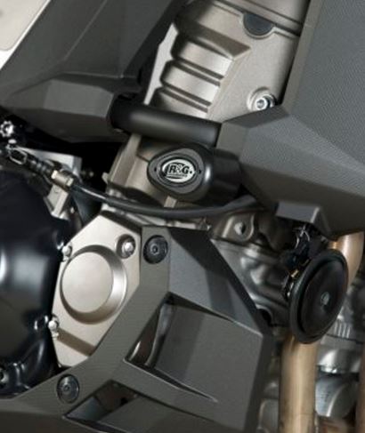 CP0312 - R&G RACING Kawasaki KLZ1000 Versys (12/18) Frame Crash Protection Sliders "Aero"