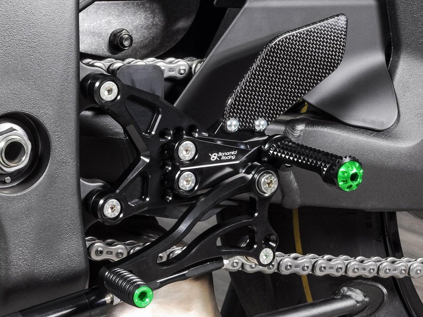 K015 - BONAMICI RACING Kawasaki ZX-10R (16/20) Adjustable Rearset