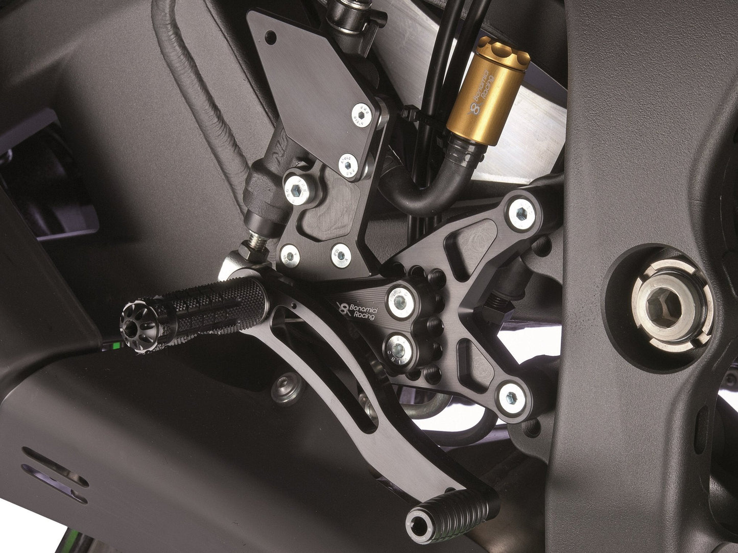 K015 - BONAMICI RACING Kawasaki ZX-10R (16/20) Adjustable Rearset