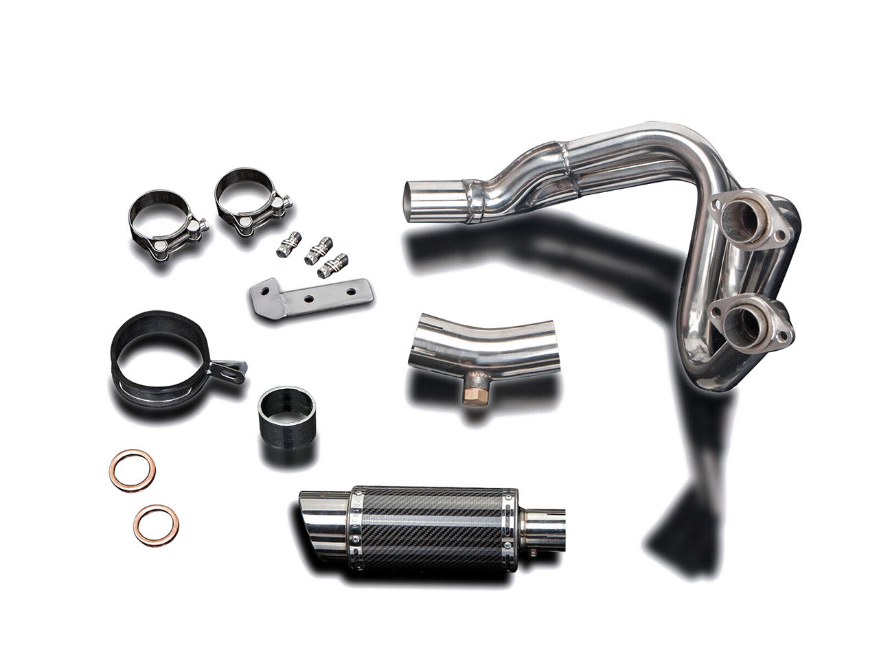 DELKEVIC Kawasaki Ninja 650 (06/11) Full Exhaust System with Mini 8" Carbon Silencer