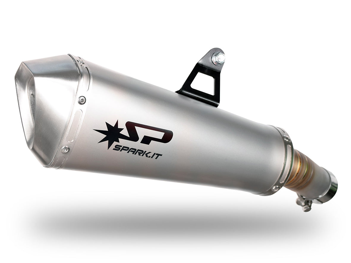 SPARK Kawasaki Ninja 400 Titanium Slip-on Exhaust "Konix" (racing)