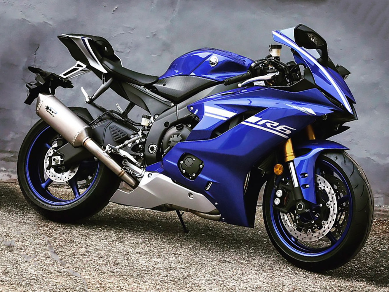 SPARK Yamaha YZF-R6 (2017+) Titanium Full Exhaust System "Force" (racing; step 1)
