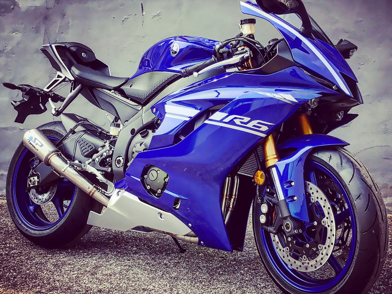 SPARK Yamaha YZF-R6 (2017+) Titanium Full Exhaust System "MotoGP" (racing; step 1)