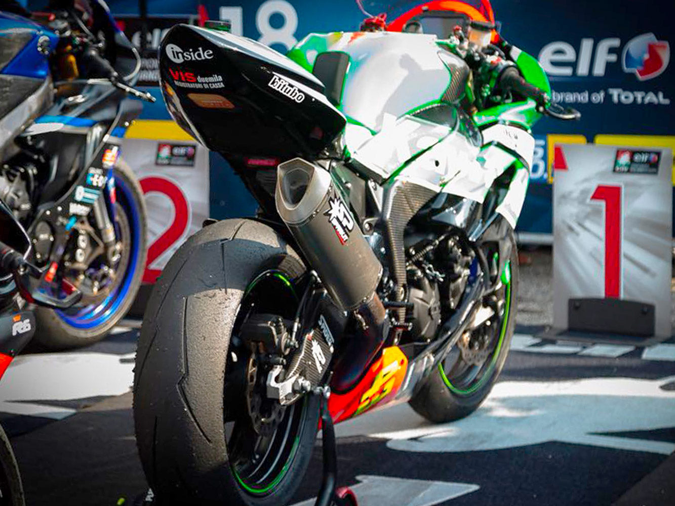SPARK Kawasaki ZX-6R (2009+) Titanium Full Exhaust System "Force" (racing)