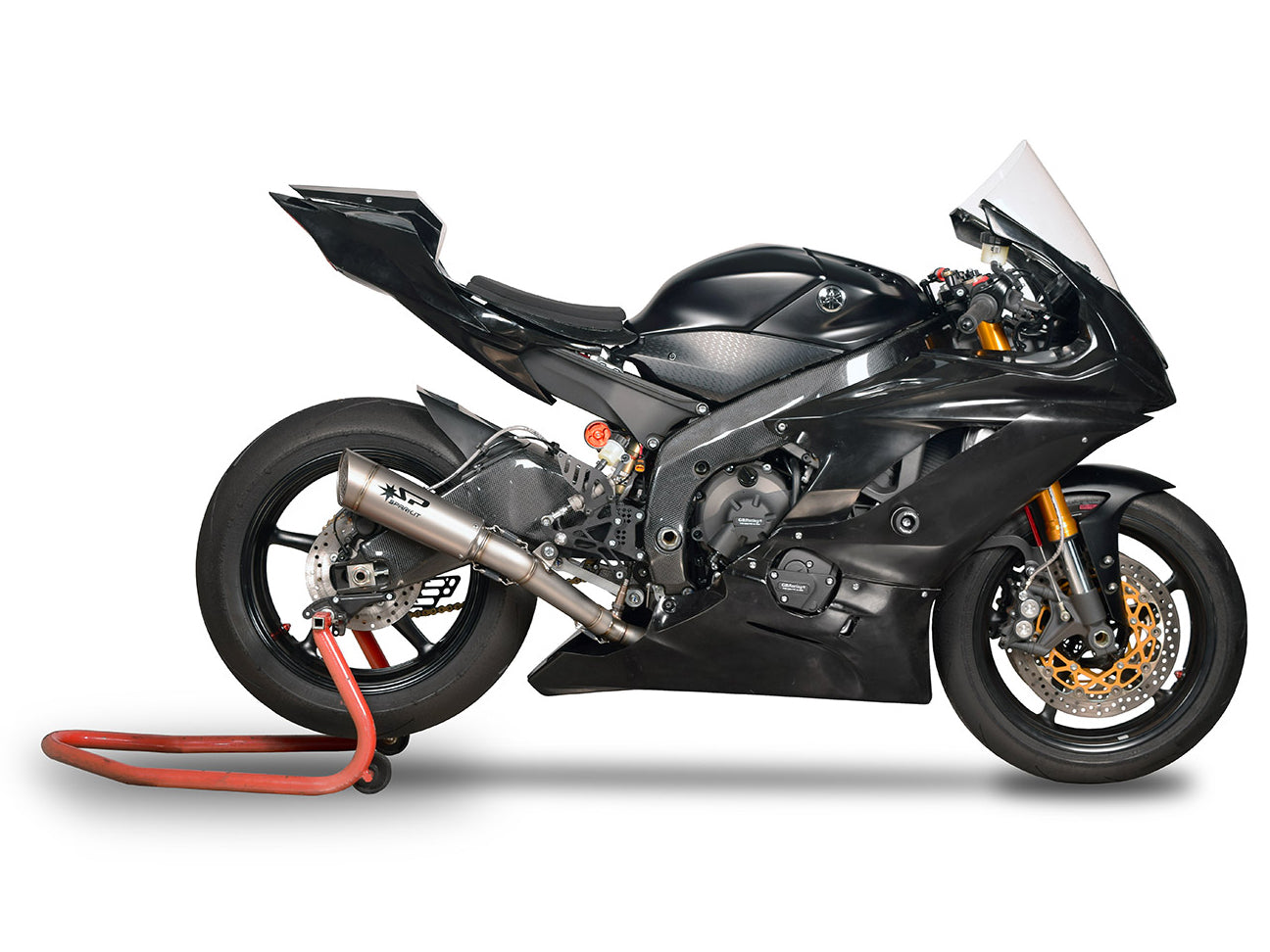 SPARK Yamaha YZF-R6 (2017+) Titanium Full Exhaust System "Grid-O" (racing; step 2)