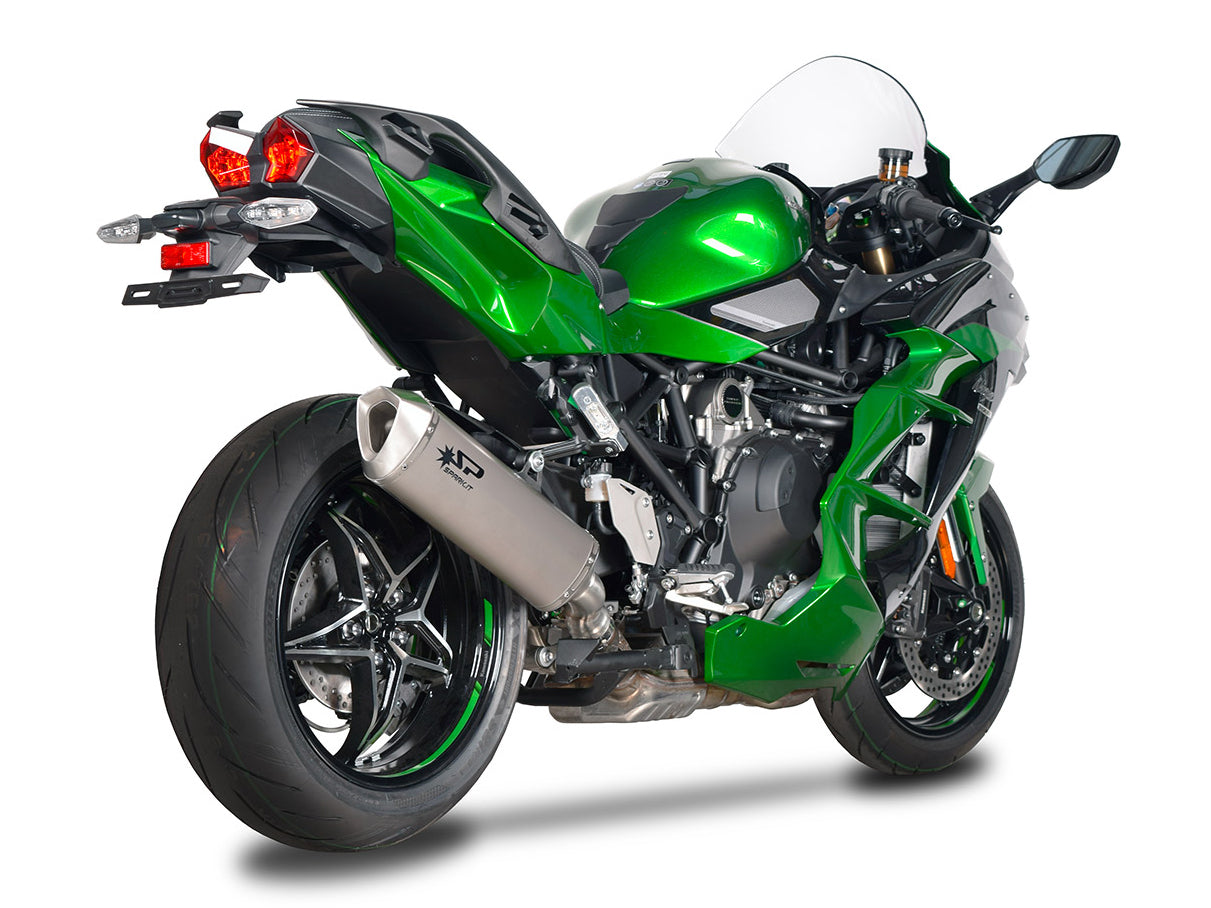 SPARK Kawasaki H2SX Slip-on Exhaust "Force" (racing)