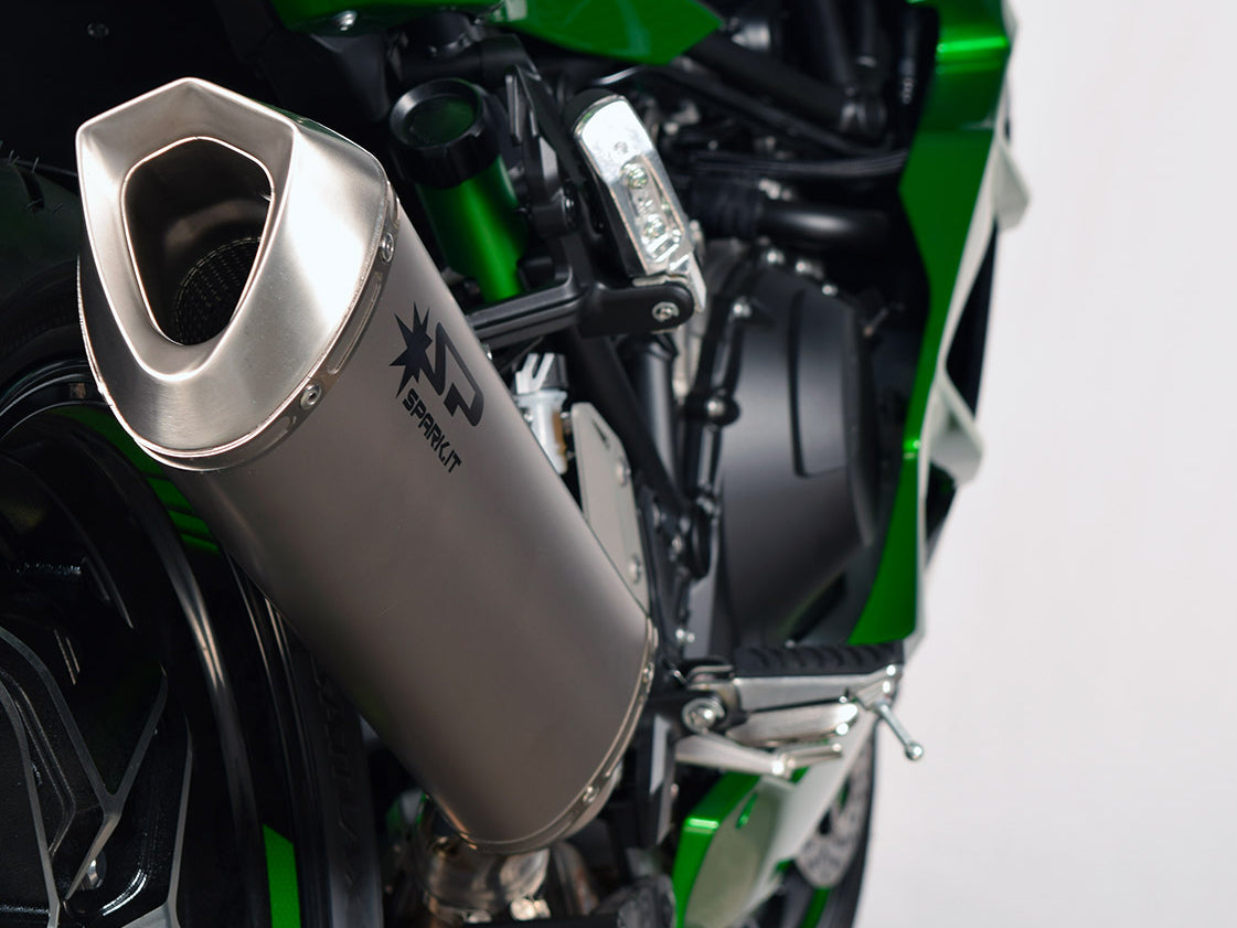 SPARK Kawasaki H2SX Slip-on Exhaust "Force" (racing)
