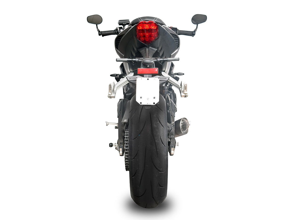 SPARK Triumph Street Triple (17/22) Titanium Semi-full 3/4 Exhaust System "Grid-O" (racing)