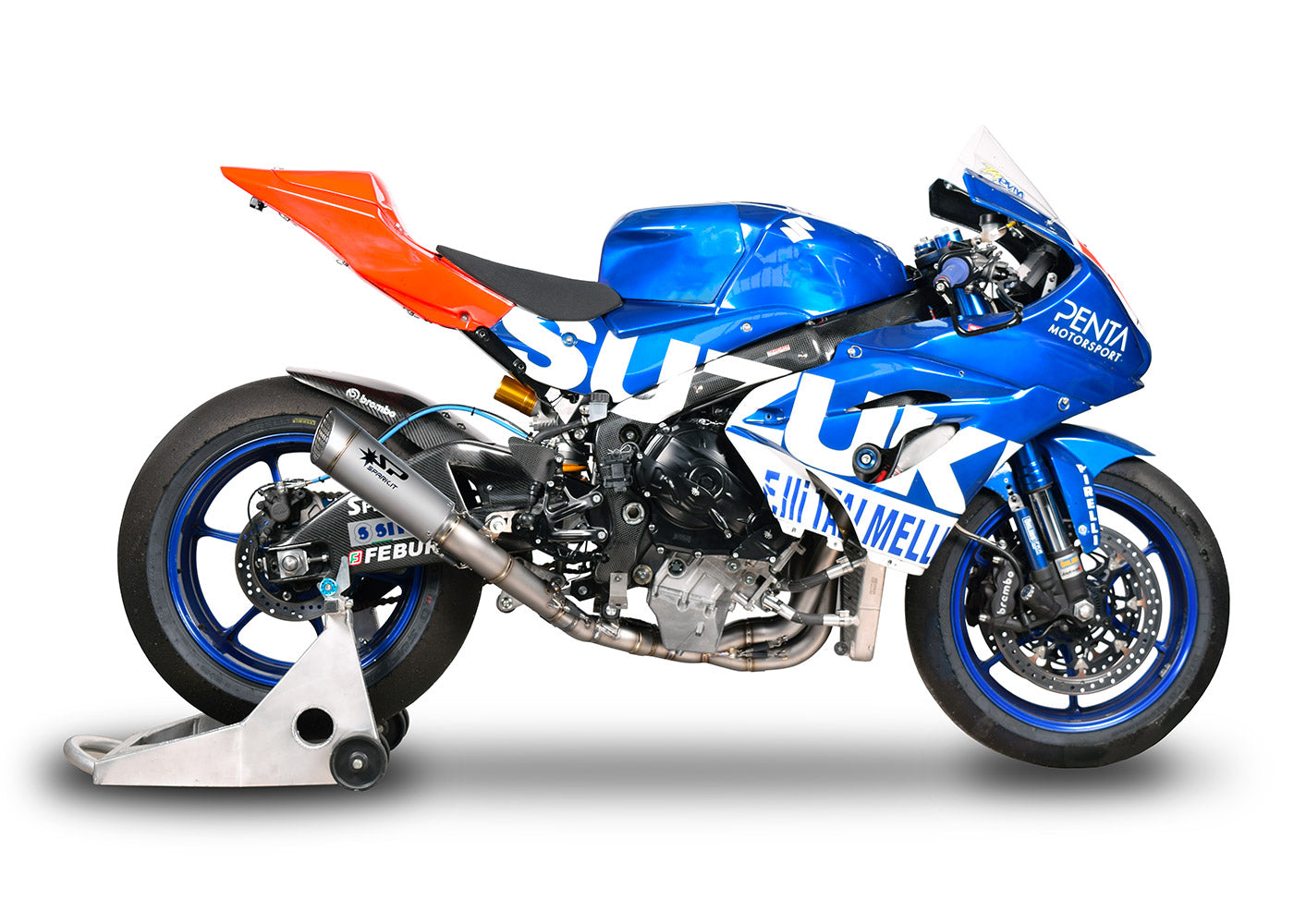 SPARK Suzuki GSX-R1000/1000R Full Titanium Exhaust System "Grid-O" (racing)