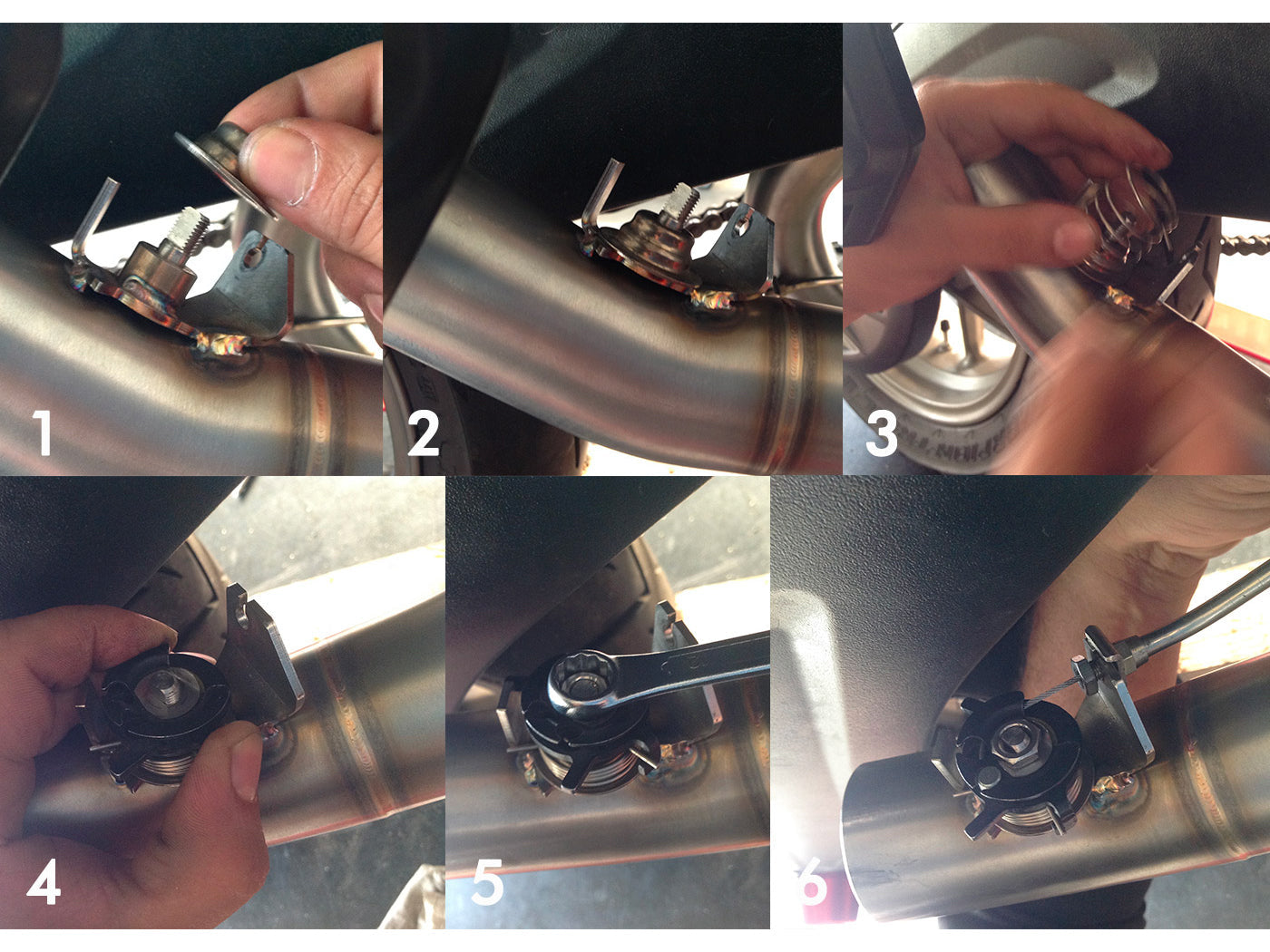 SPARK Ducati Multistrada 1200S (15/17) Steel Exhaust Collector (racing)