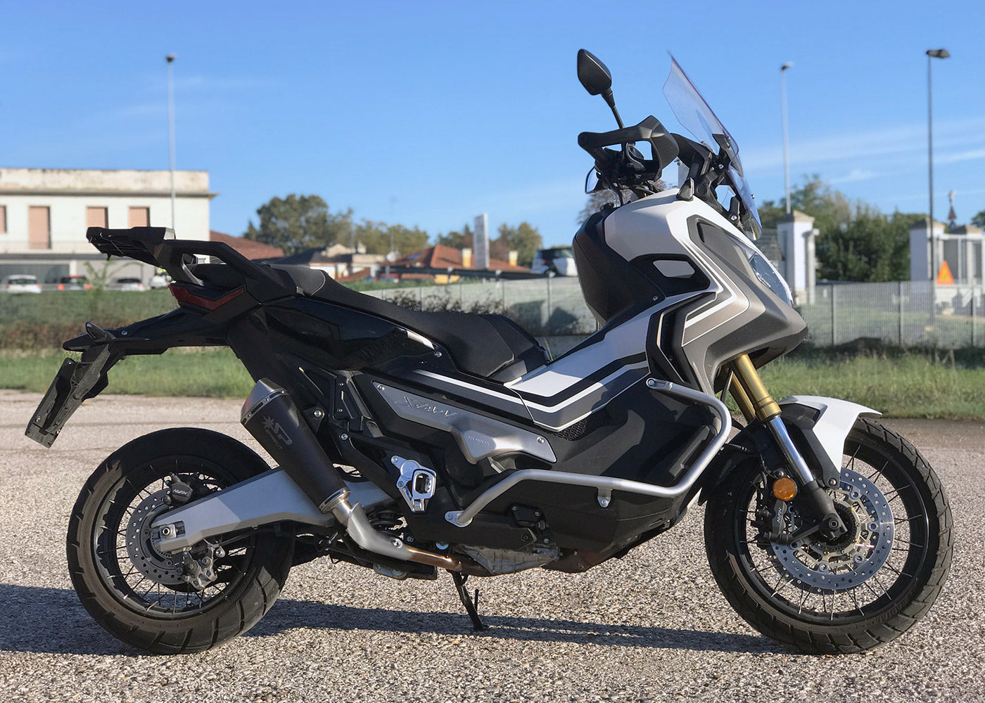 SPARK Honda X-ADV 750 Slip-on Exhaust "Konix" (EU homologated)