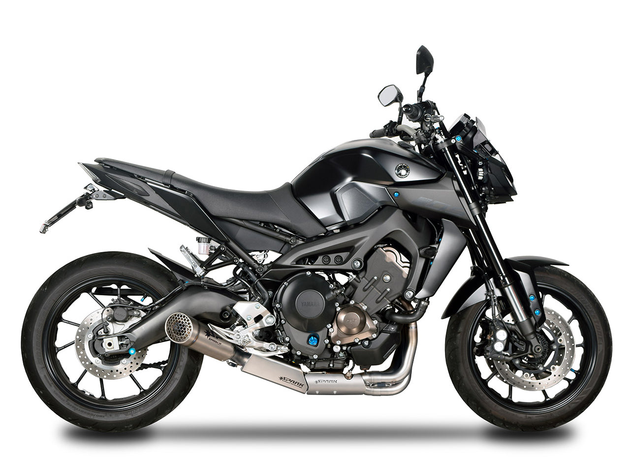 SPARK Yamaha MT-09 / Tracer 900 / XSR900 (14/20) Titanium Full Exhaust System "Grid-O" (EU homologated)
