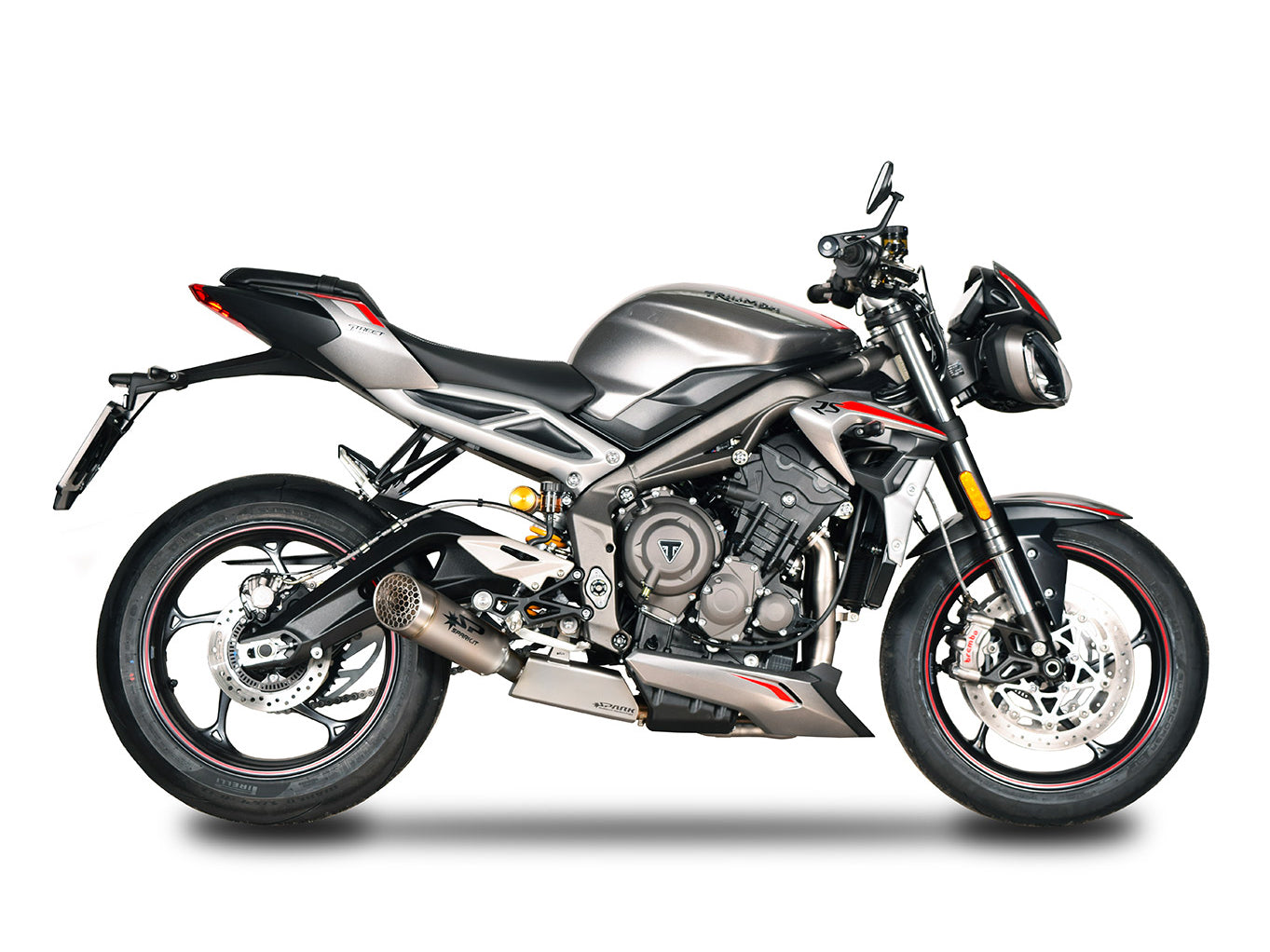 SPARK Triumph Street Triple (17/22) Exhaust Сollector (racing)