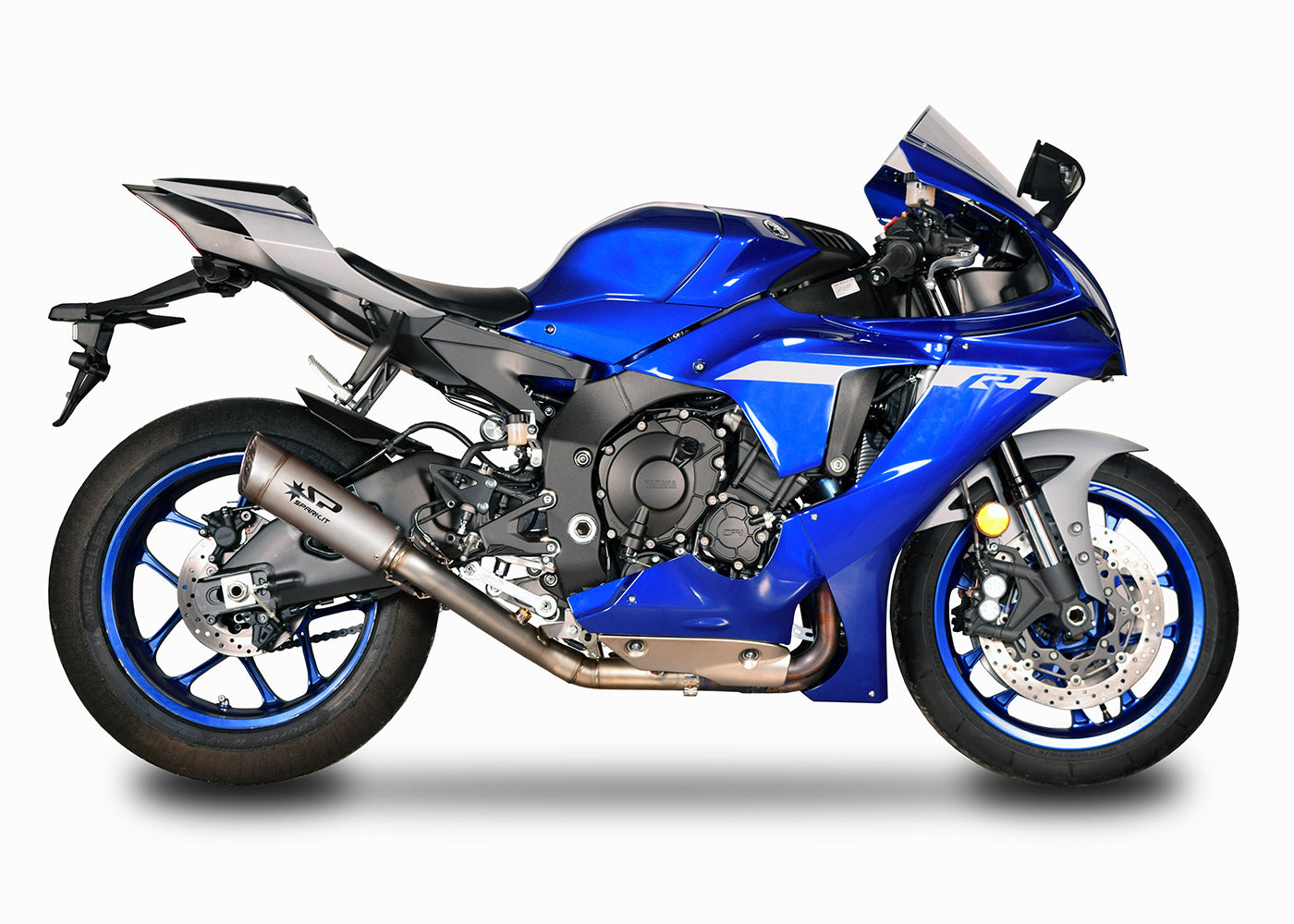 SPARK Yamaha YZF-R1 Full Titanium Semi-Full Exhaust System "Grid-O" (racing)