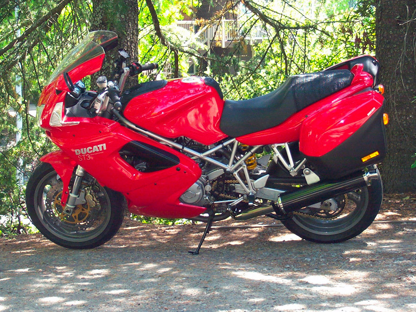 SPARK Ducati ST2 Slip-on Exhaust "Oval" (EU homologated)