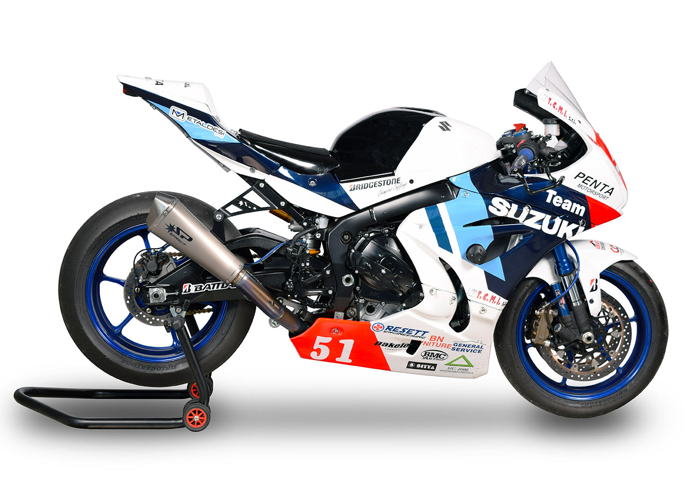 SPARK Suzuki GSX-R1000/1000R Titanium Full Exhaust System "Konix" (racing)