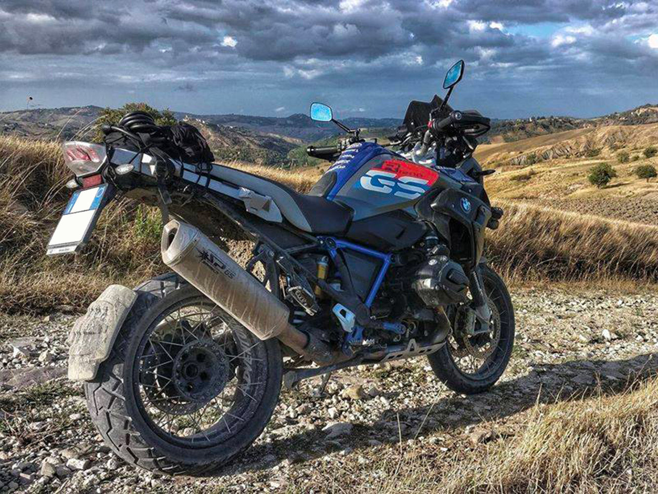 SPARK BMW R1200GS / Adventure (13/18) Titanium Slip-on Exhaust "Force" (EU homologated)