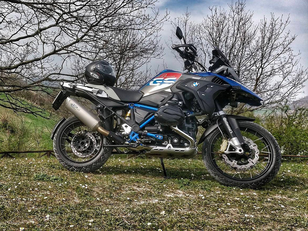 SPARK BMW R1200GS / Adventure (13/18) Titanium Slip-on Exhaust "Force" (EU homologated)