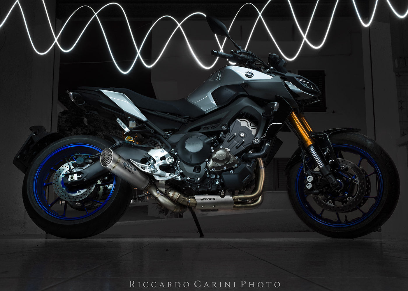 SPARK Yamaha MT-09 / Tracer 900 / XSR900 (14/20) Titanium Full Exhaust System "Grid-O" (racing)