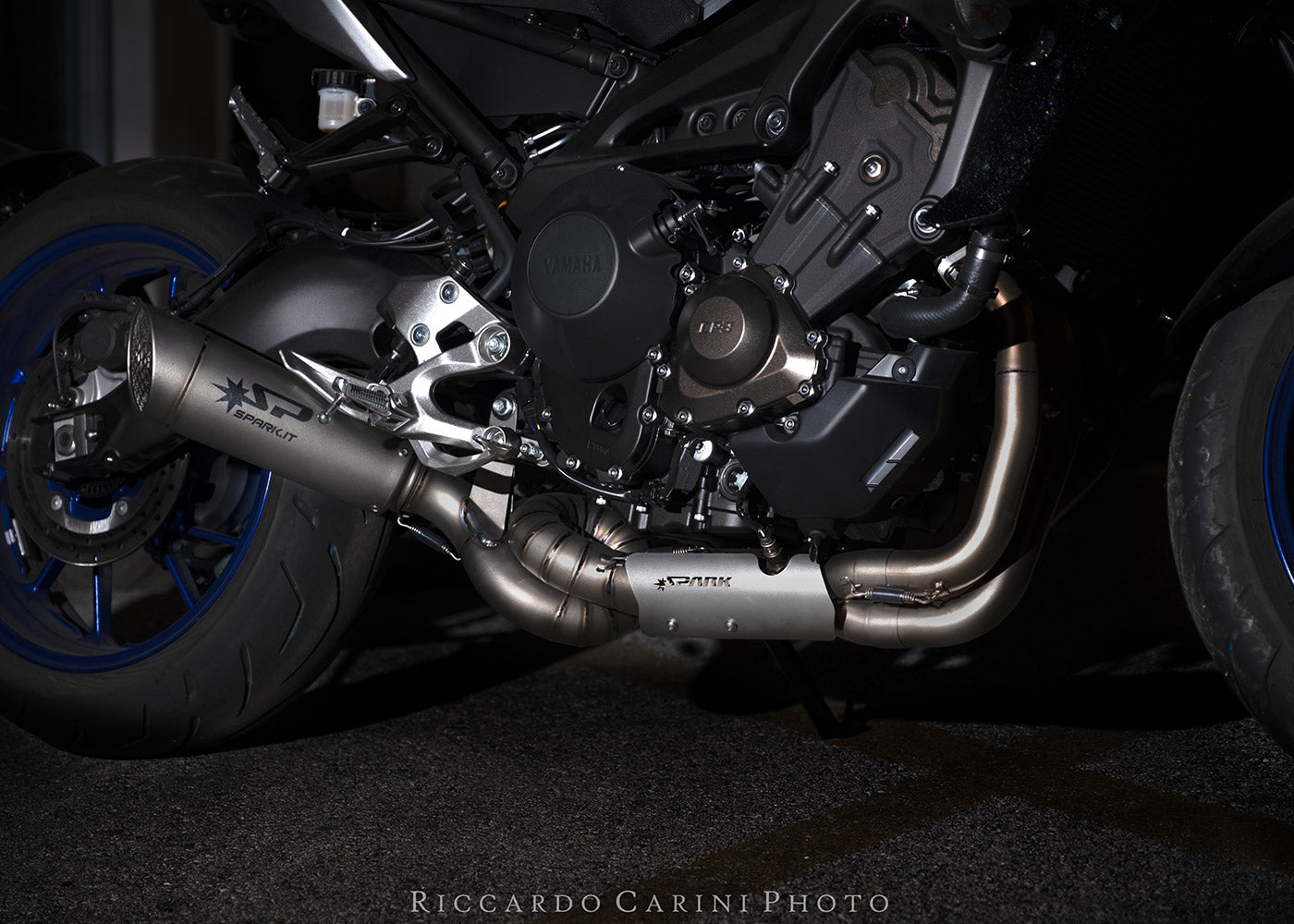 SPARK Yamaha MT-09 / Tracer 900 / XSR900 (14/20) Titanium Full Exhaust System "Grid-O" (racing)