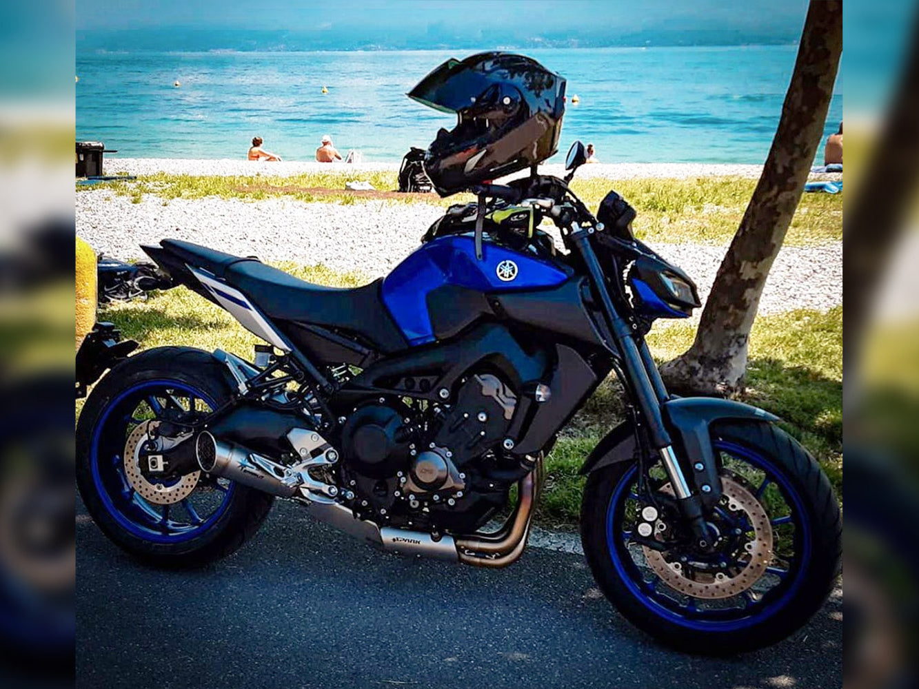 SPARK Yamaha MT-09 / Tracer 900 / XSR900 (14/20) Titanium Full Exhaust System "Grid-O" (EU homologated)