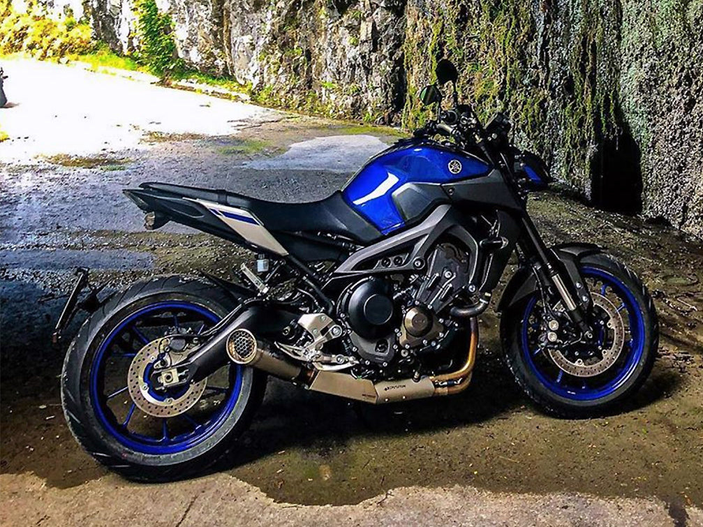 SPARK Yamaha MT-09 / Tracer 900 / XSR900 (14/20) Titanium Full Exhaust System "Grid-O" (EU homologated)