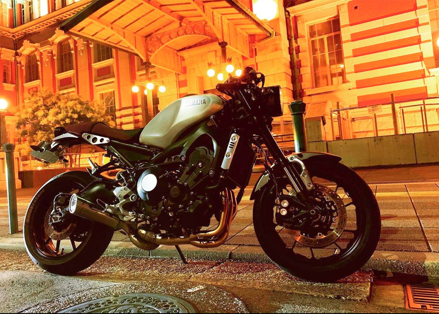 SPARK Yamaha MT-09 / Tracer 900 / XSR900 (14/20) Titanium Full Exhaust System "Grid-O" (racing)