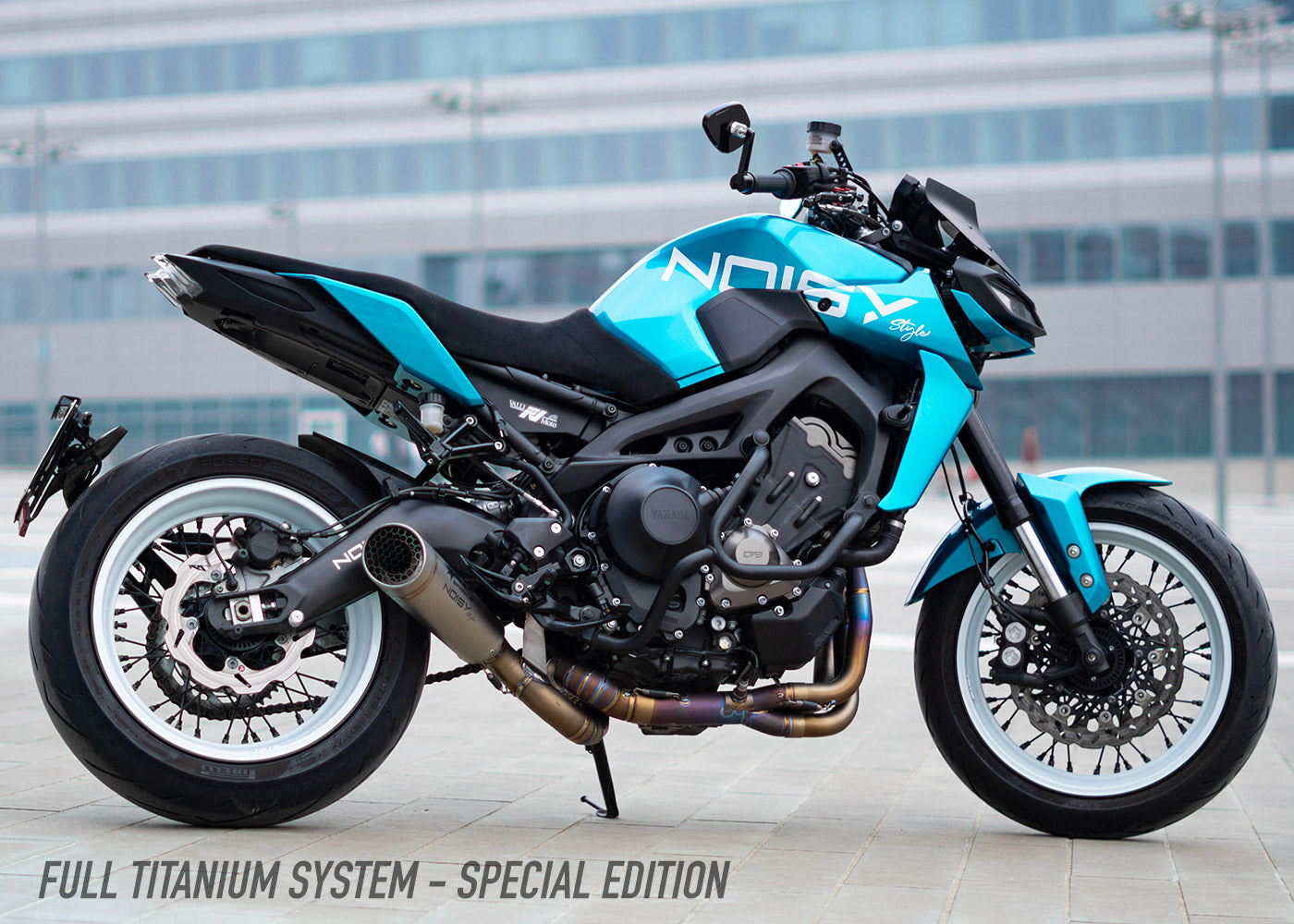 SPARK Yamaha MT-09 / Tracer 900 / XSR900 (14/20) Titanium Full Exhaust System "Grid-O" (racing)