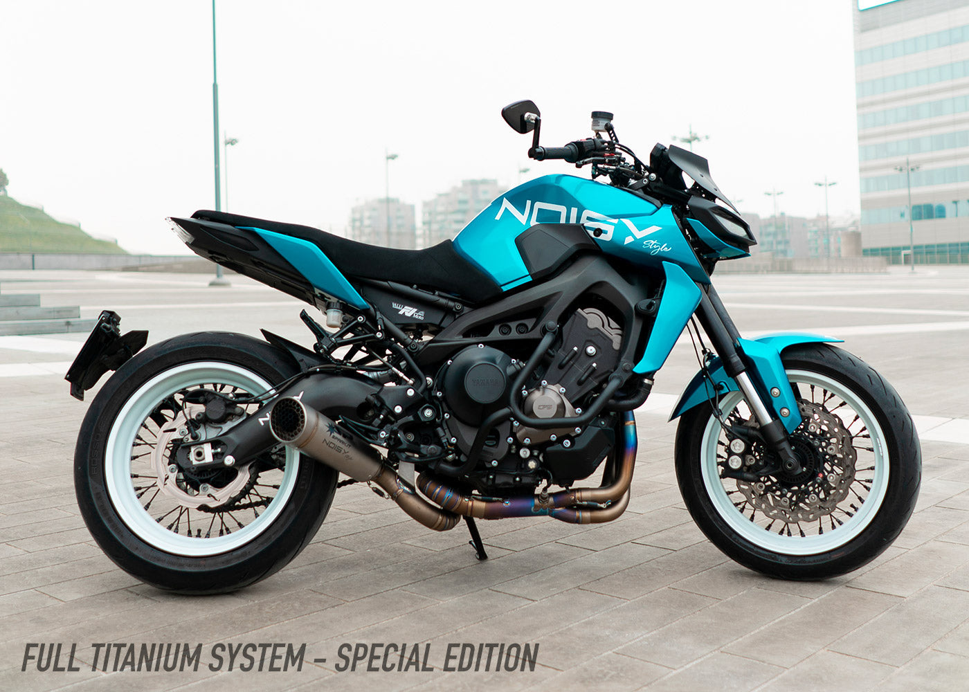 SPARK Yamaha MT-09 / Tracer 900 / XSR900 (14/20) Titanium Full Exhaust System "Grid-O" (racing)