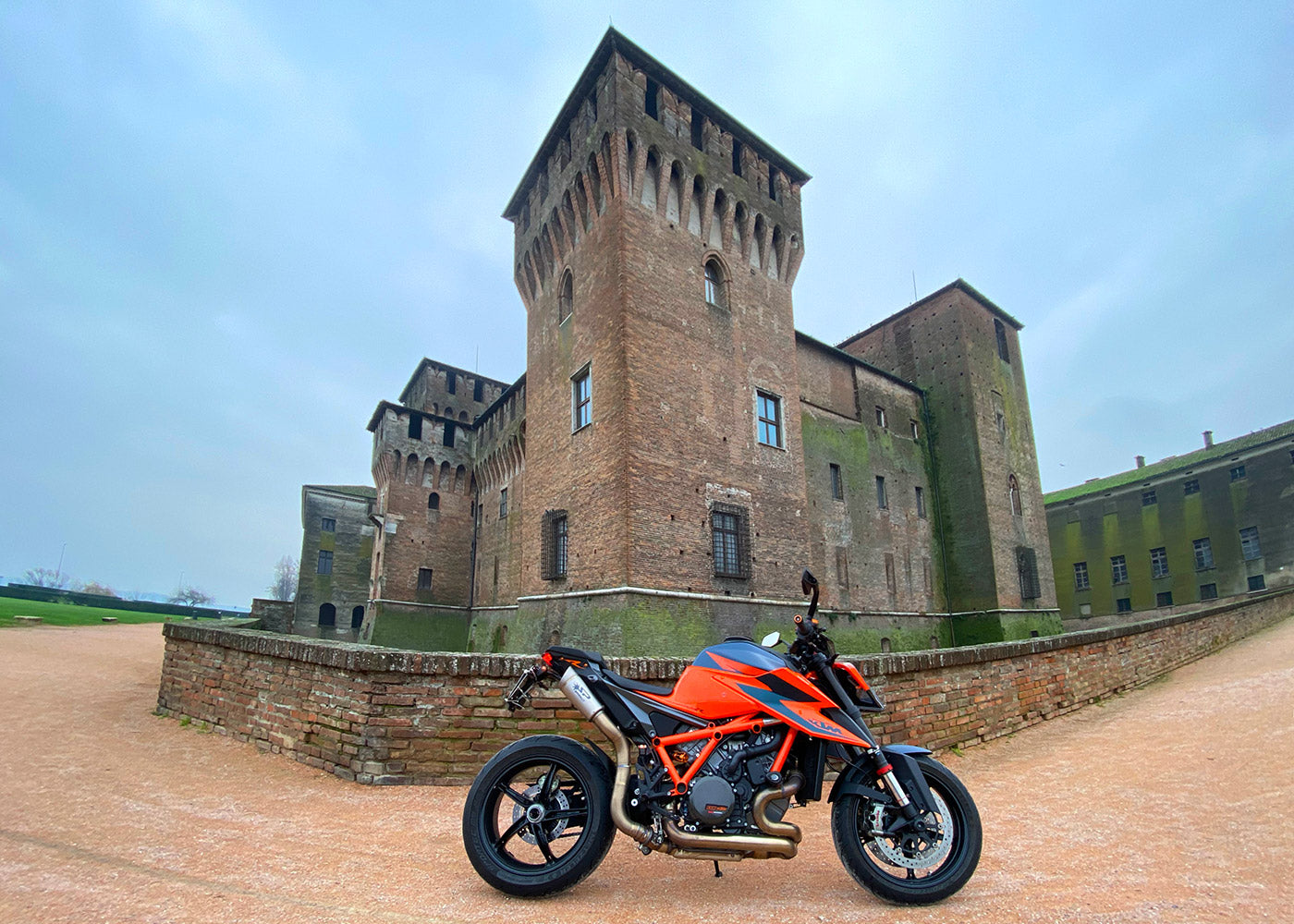 SPARK KTM 1290 Super Duke R (2020+) Titanium Semi-Full Double Exhaust System "Grid-o" (EU homologated)