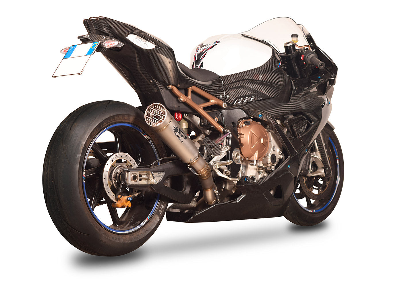 SPARK BMW S1000RR (2019+) Full Titanium Exhaust System "Grid-o" (racing)
