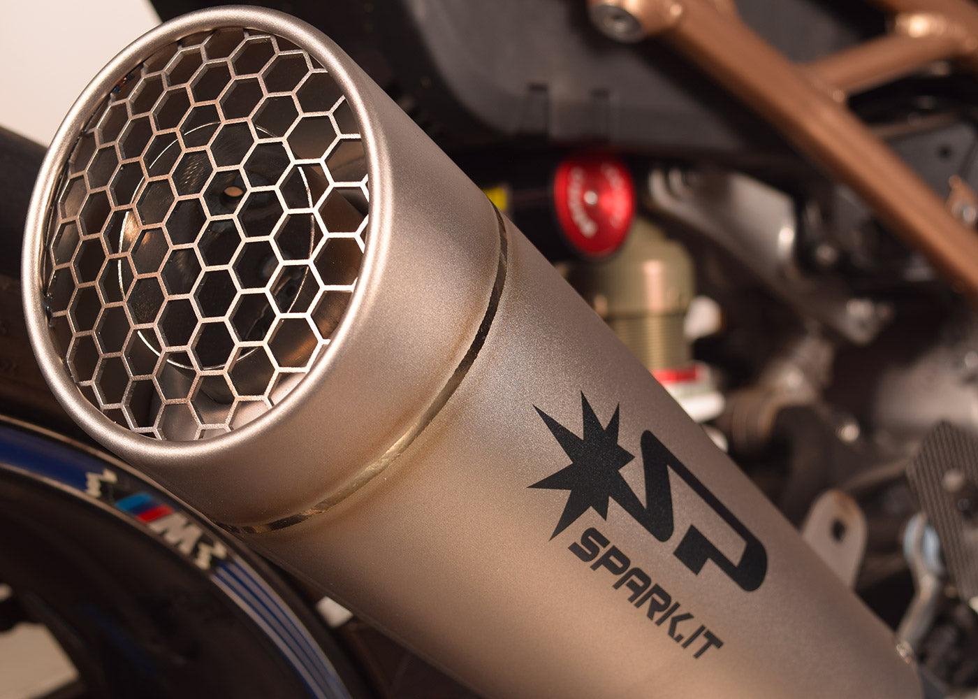 SPARK BMW S1000RR (2019+) Full Titanium Exhaust System "Grid-o" (racing)
