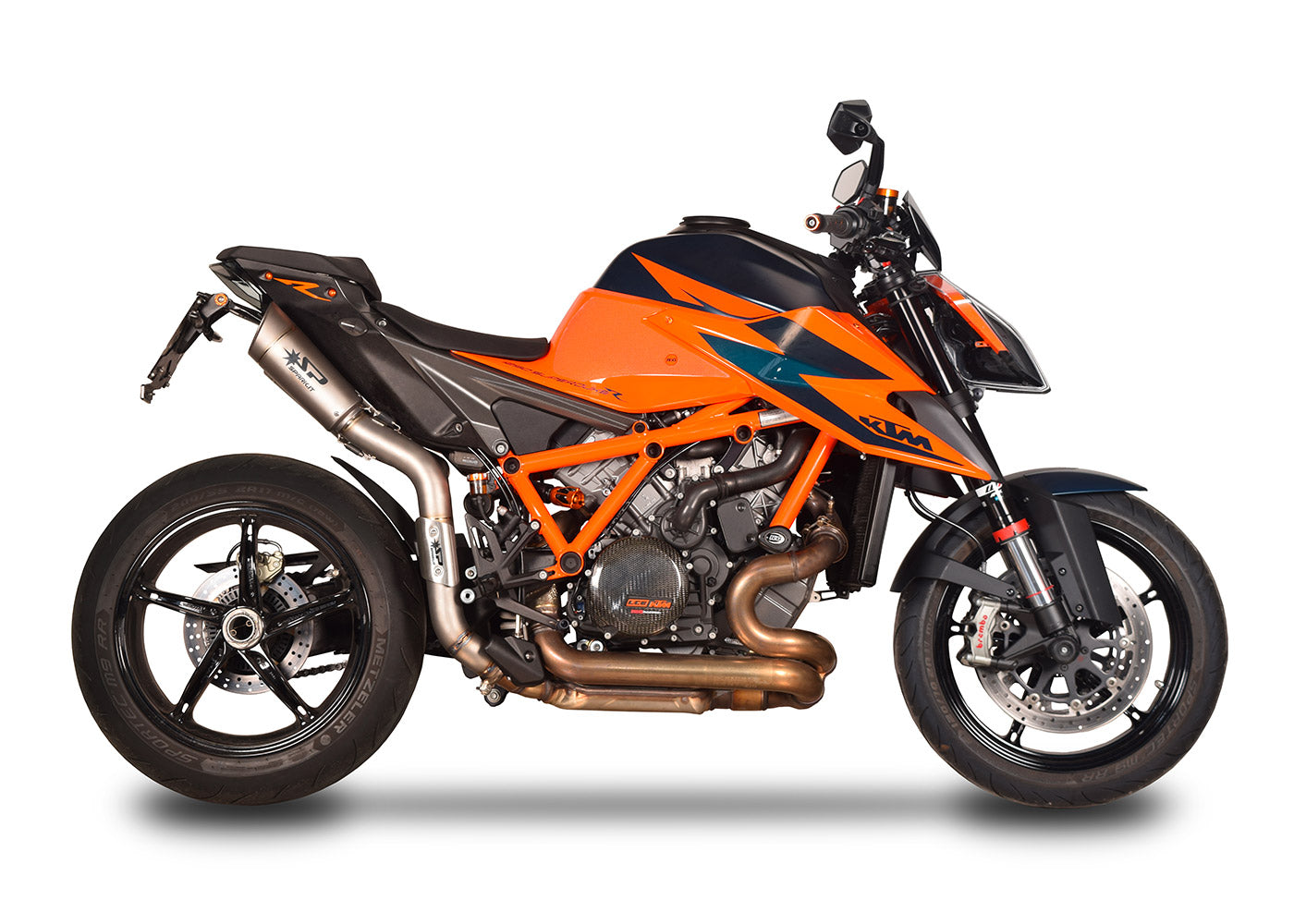SPARK KTM 1290 Super Duke R (2020+) Titanium Semi-Full Double Exhaust System "Grid-o" (EU homologated)