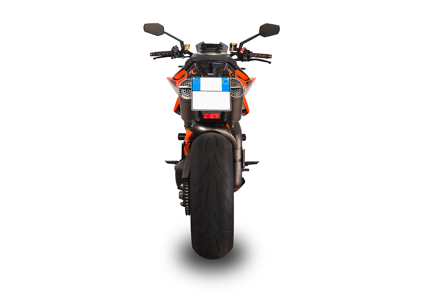 SPARK KTM 1290 Super Duke R (2020+) Titanium Semi-Full Double Exhaust System "Grid-o" (EU homologated)