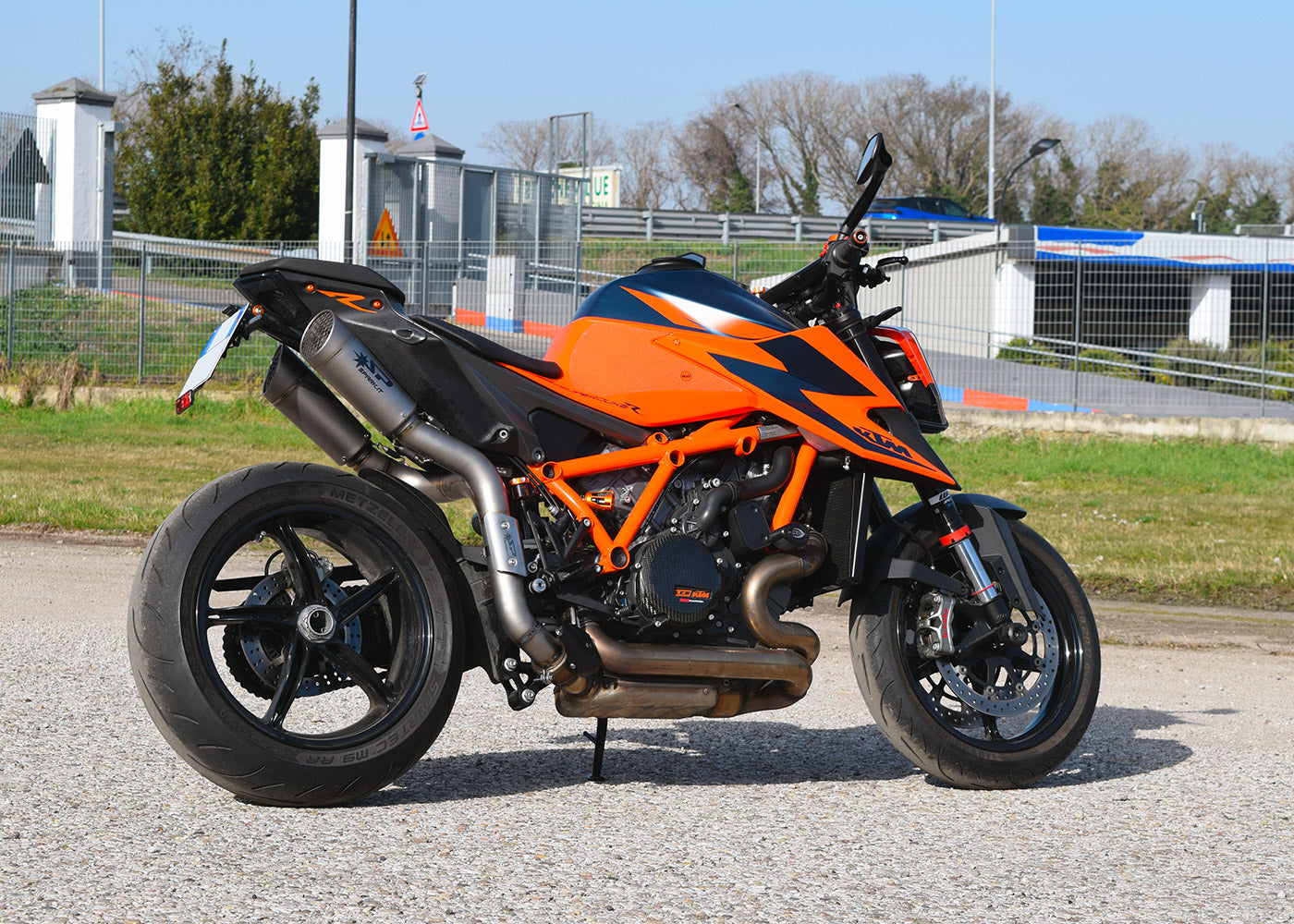 SPARK KTM 1290 Super Duke R (2020+) Titanium Semi-Full Double Exhaust System "Grid-o" (EU homologated)