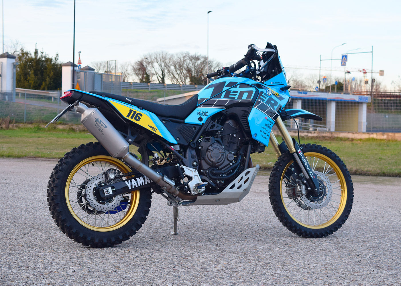 SPARK Yamaha Ténéré 700 Slip-on Exhaust "Dakar" (EU homologated; high)