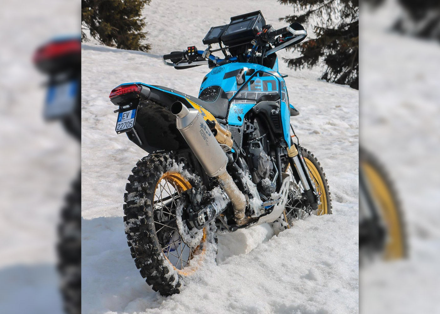 SPARK Yamaha Ténéré 700 Slip-on Exhaust "Dakar" (EU homologated; high)