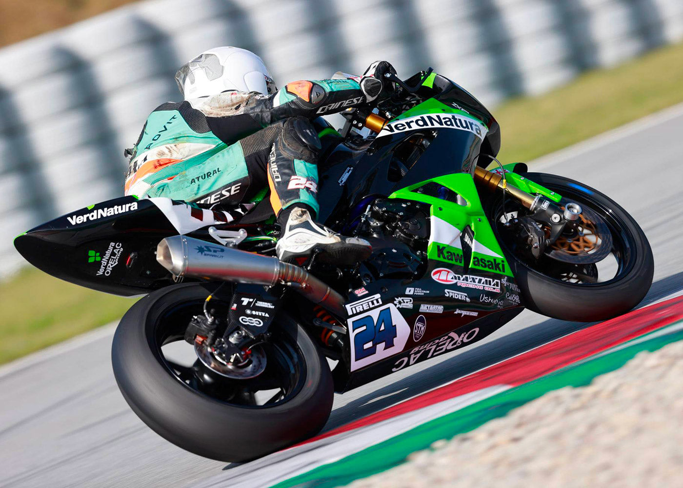 SPARK Kawasaki ZX-6R (2009+) Full Titanium Exhaust System "Konix" (racing)