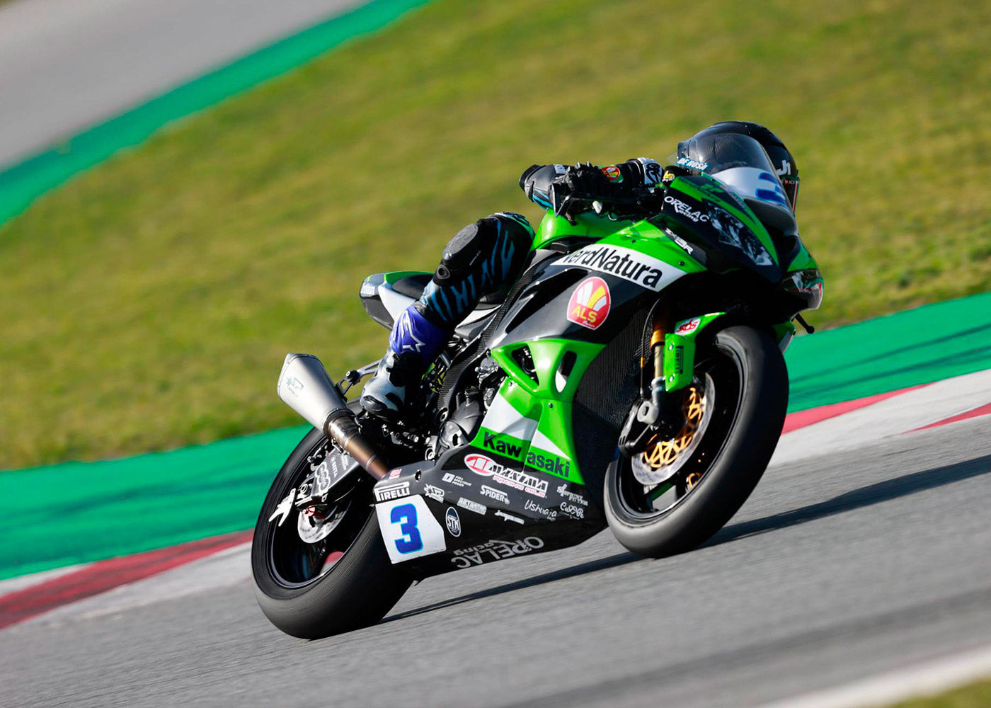 SPARK Kawasaki ZX-6R (2009+) Full Titanium Exhaust System "Konix" (racing)