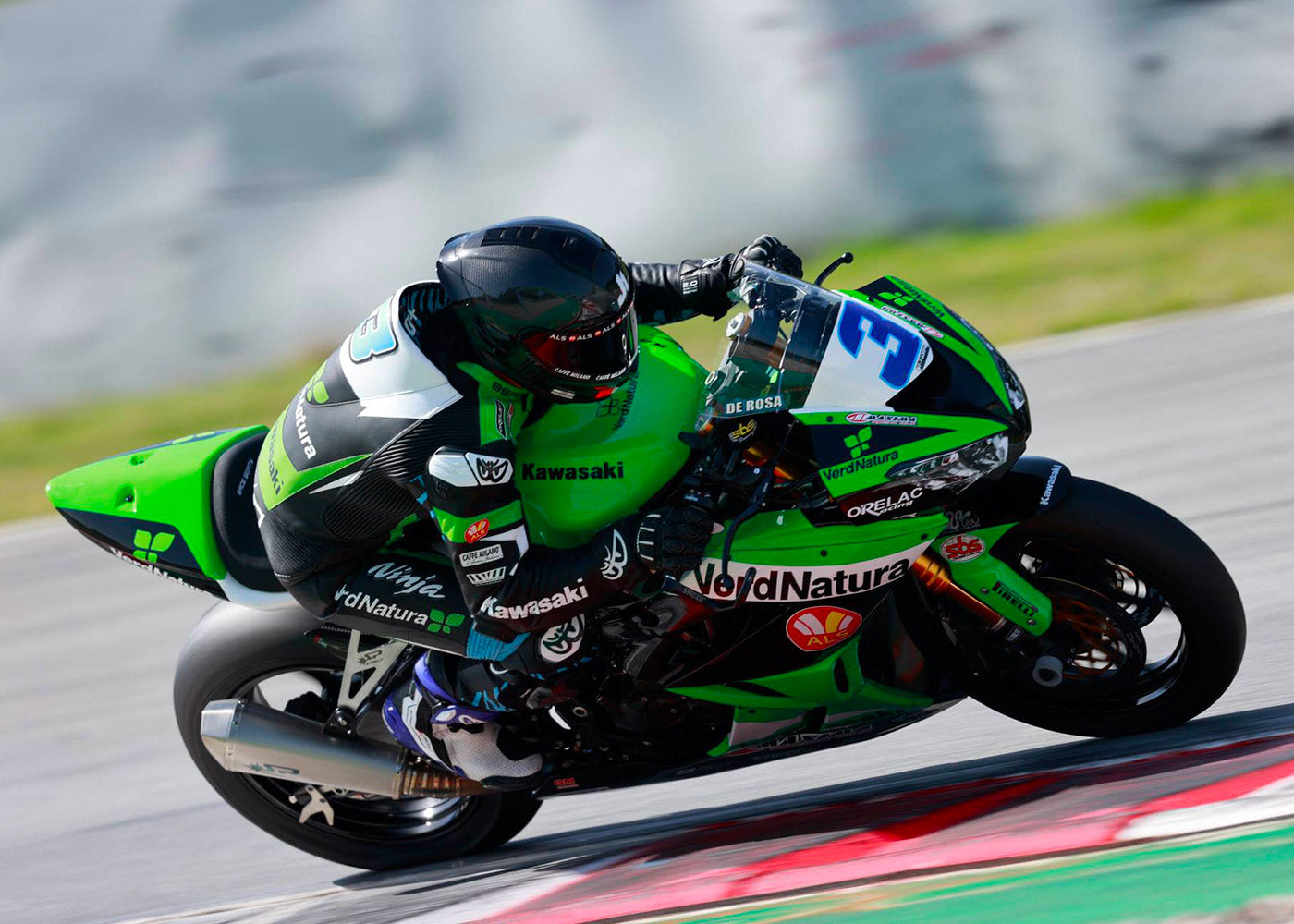 SPARK Kawasaki ZX-6R (2009+) Full Titanium Exhaust System "Konix" (racing)