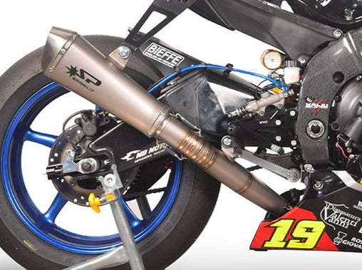 SPARK Yamaha YZF-R6 (2008+) Full Titanium Exhaust System "Konix" (racing; step 3)