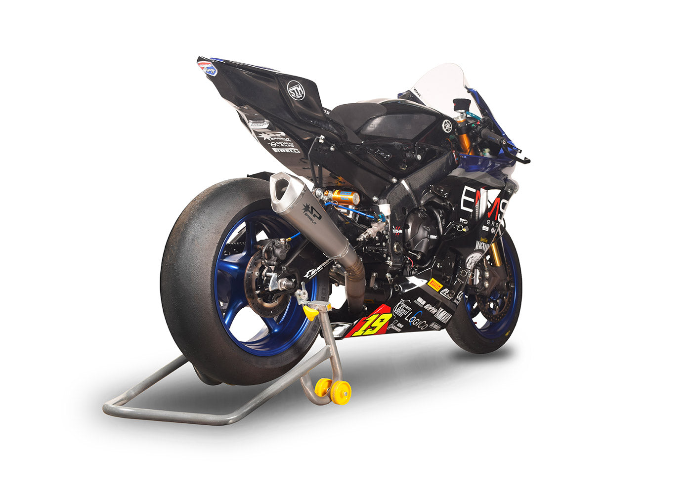 SPARK Yamaha YZF-R6 (2008+) Full Titanium Exhaust System "Konix" (racing; step 3)