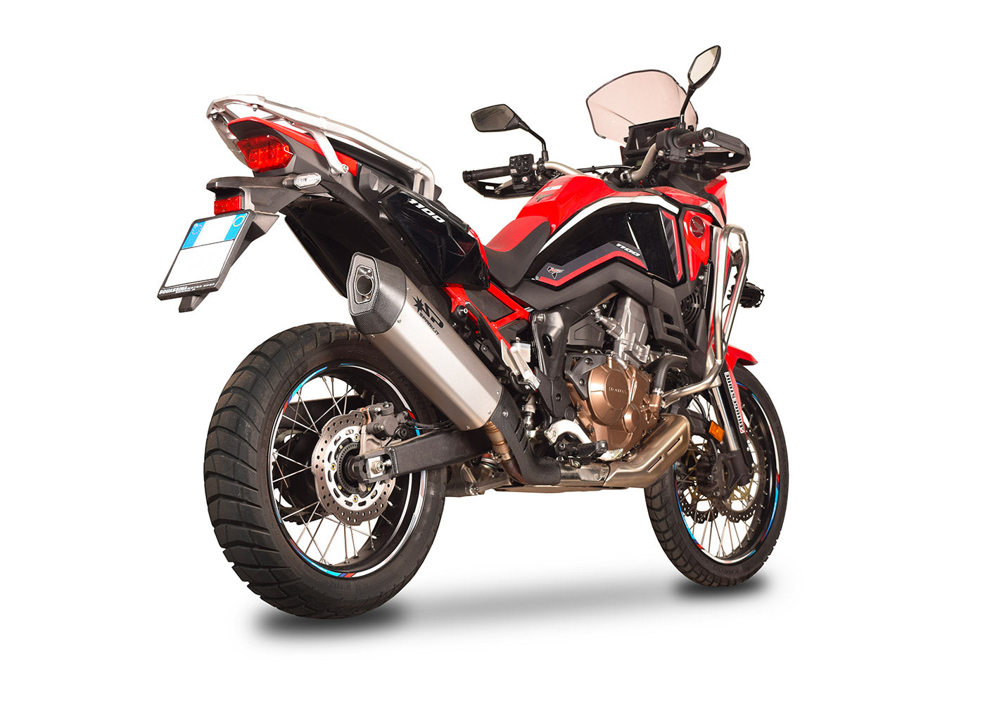 SPARK Honda CRF1100L Africa Twin Titanium Slip-on Exhaust "Fighter" (EU homologated)