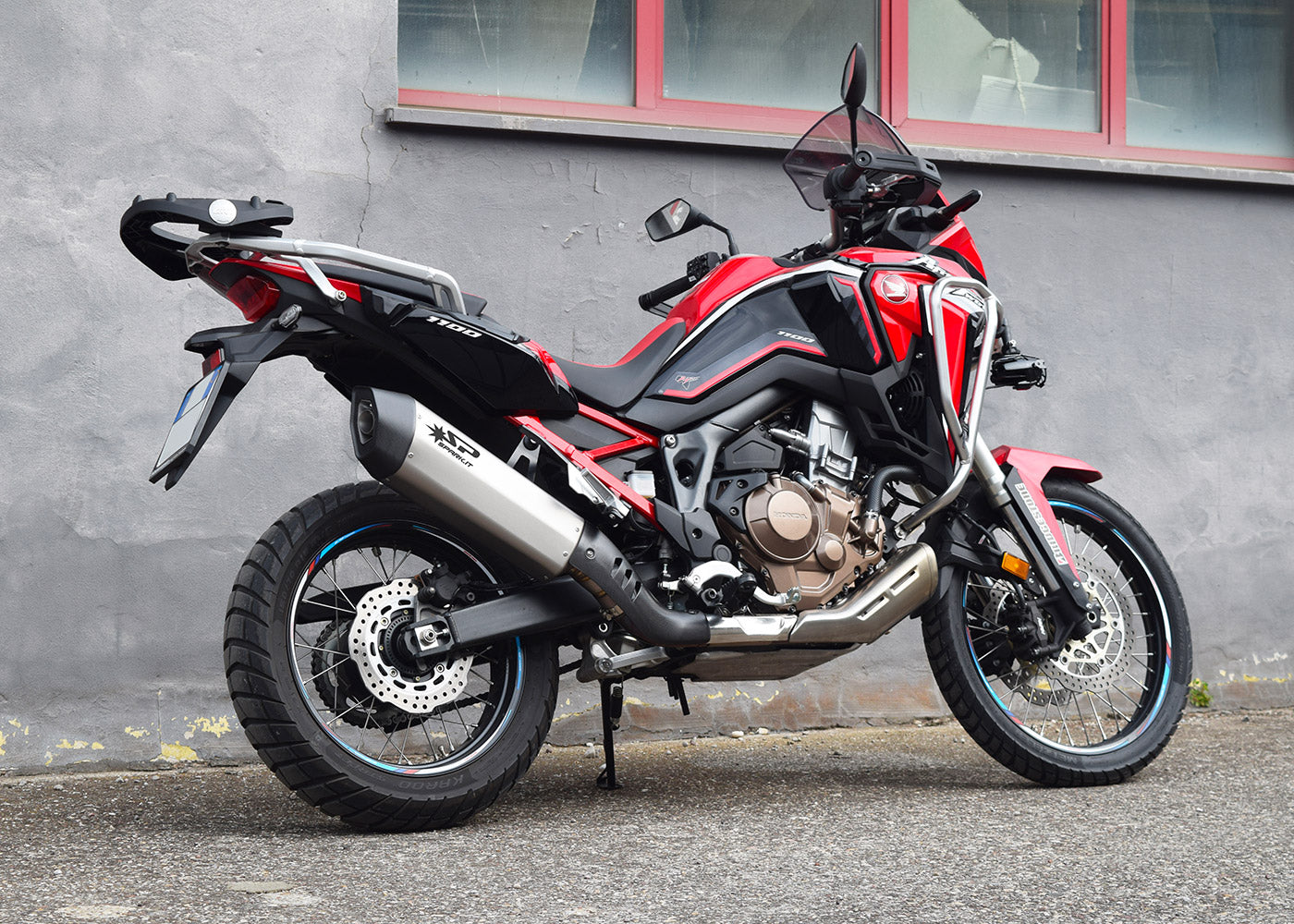 SPARK Honda CRF1100L Africa Twin Titanium Slip-on Exhaust "Fighter" (EU homologated)