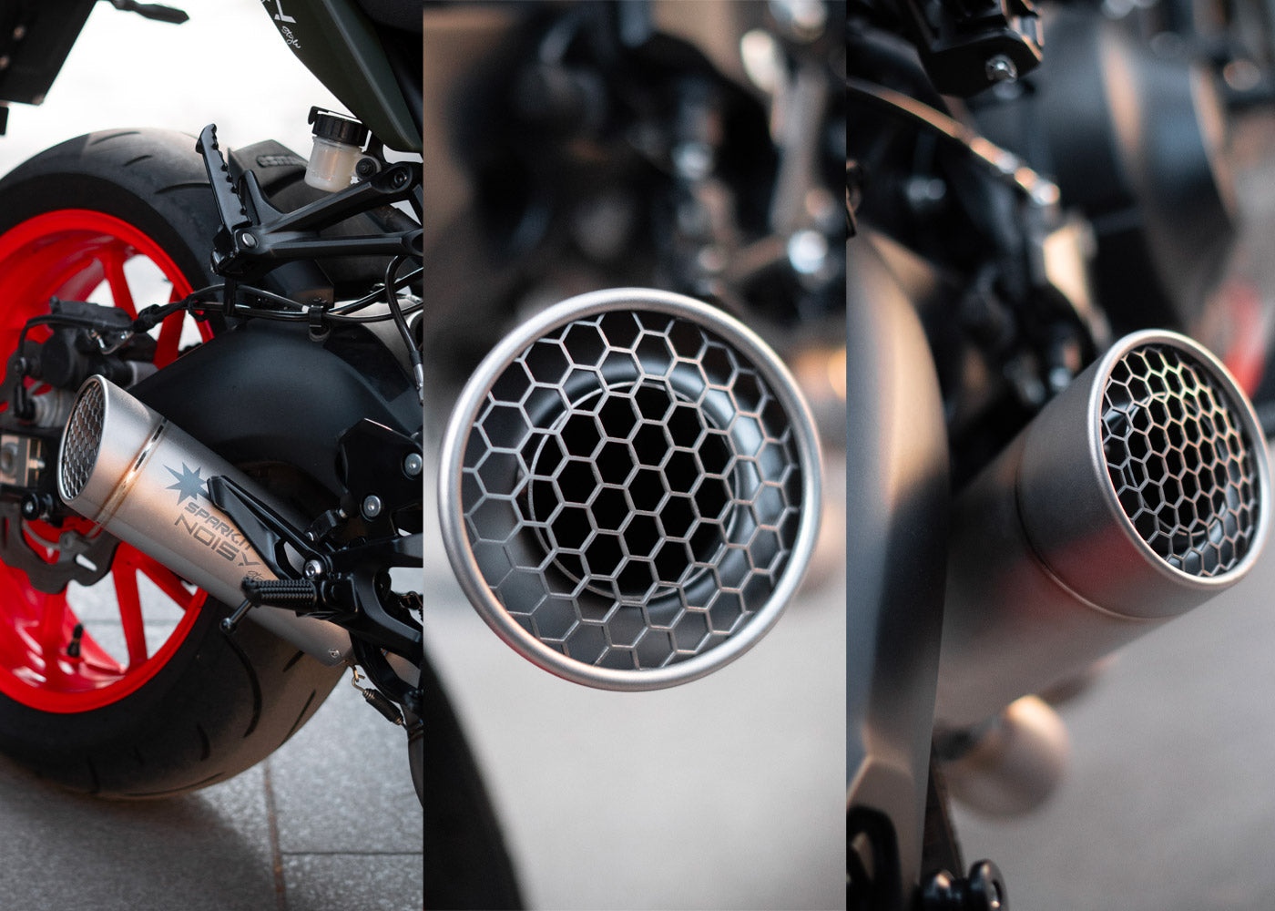 SPARK Yamaha MT-09 / Tracer 900 / XSR900 (14/20) Titanium Full Exhaust System "Grid-O" (racing)