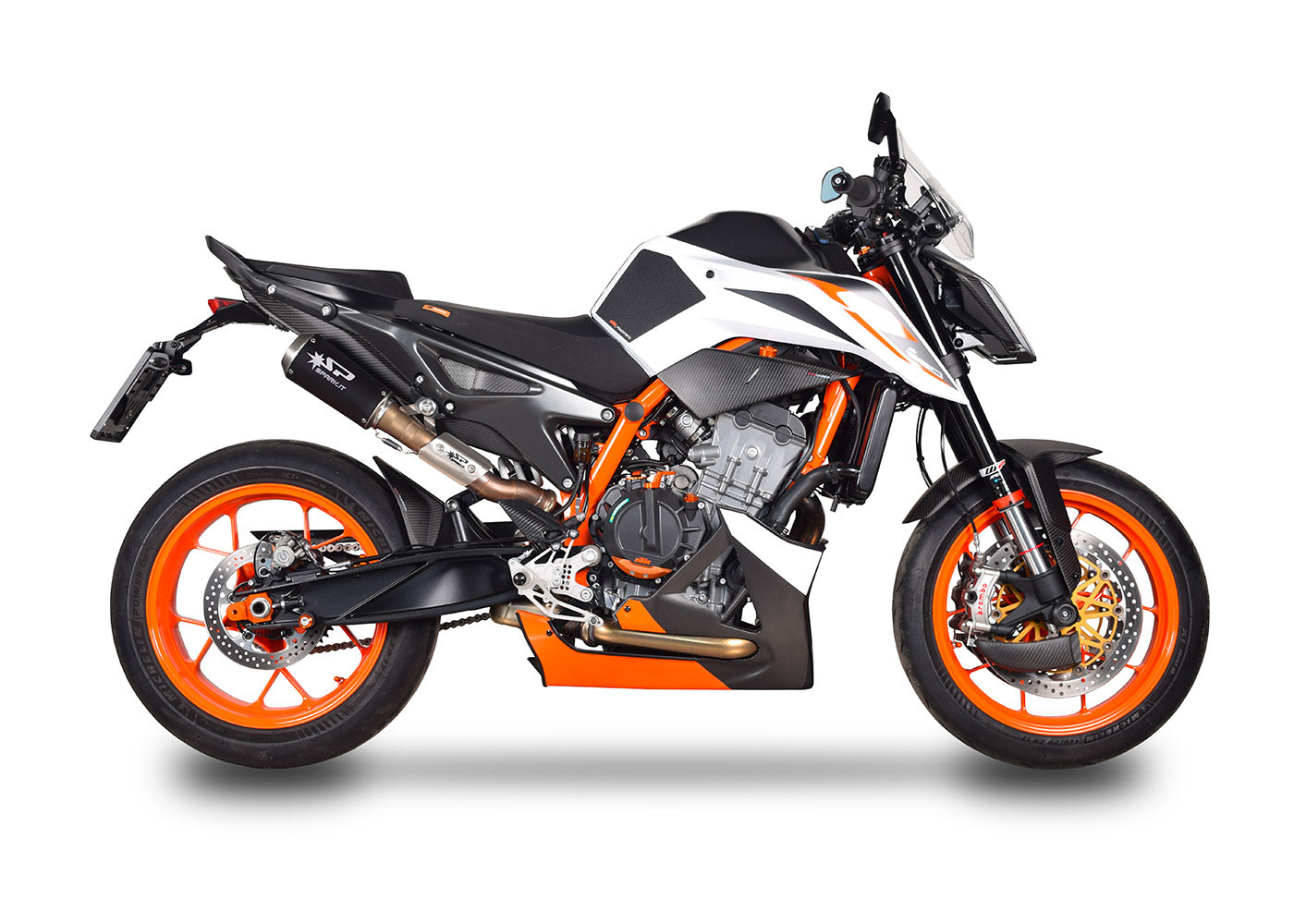 SPARK KTM 790/890 Duke/R Semi-Full Double Exhaust System "MotoGP" (EU homologated; dark)